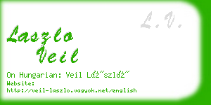 laszlo veil business card